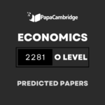 Economics 2281 Predicted / Guess Papers (All Papers and Variants)