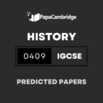 History - American (US) 0409 Predicted / Guess Papers (All Papers and Variants)