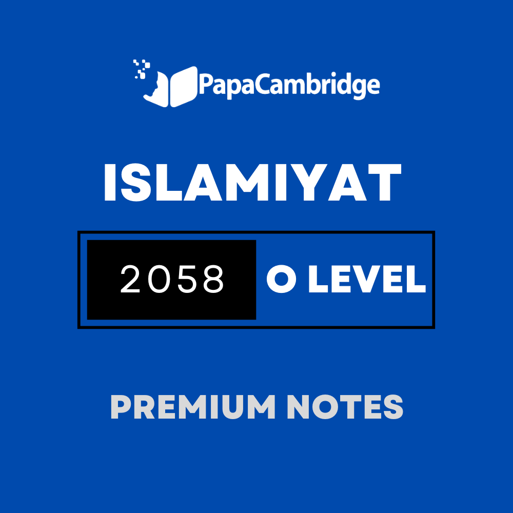 Islamiyat 2058 Notes - Latest Syllabus