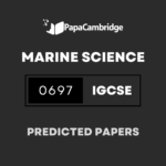 Marine Science 0697 Predicted / Guess Papers (All Papers and Variants)