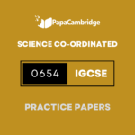 Sciences - Co-ordinated (Double) 0654 Practice Papers (2 Mocks + Extra Q/A's)