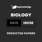 Biology 0610 Predicted / Guess Papers (All Papers and Variants)