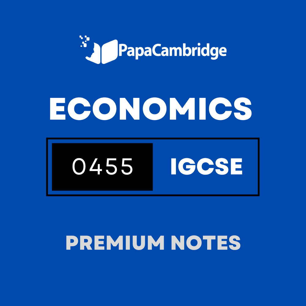 Economics 0455 Notes – Latest Syllabus