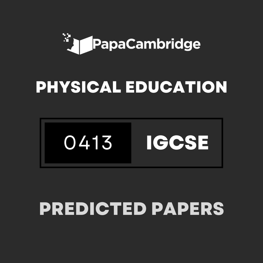 Physical Education 0413 Predicted / Guess Papers (All Papers And ...