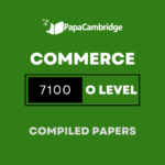 Commerce 7100 Yearly Unsolved Past Papers (5 – 10 years)