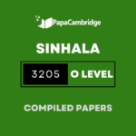 Sinhala 3205 Yearly Unsolved Past Papers (5 – 10 years)