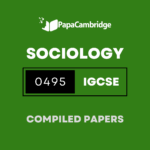 Sociology 0495 Yearly Unsolved Past Papers (5 – 10 years)