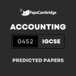Accounting 0452 Predicted / Guess Papers (All Papers and Variants)