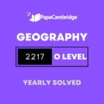 Geography 2217 Yearly Solved Past Papers (5 – 10 years)