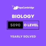 Biology 5090 Yearly Solved Past Papers (5 – 10 years)