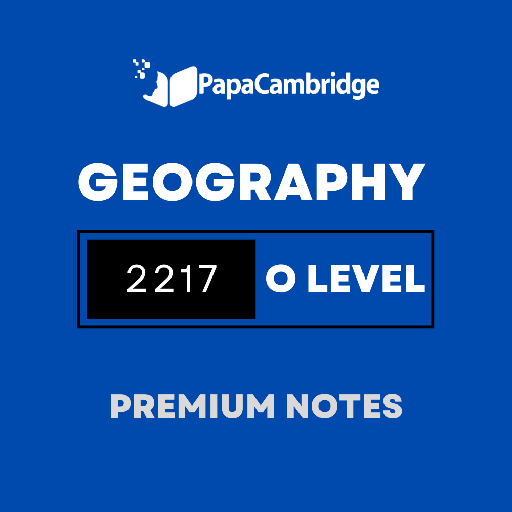 Geography 2217 Notes - Latest Syllabus