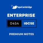 Enterprise 0454 Notes – Latest Syllabus