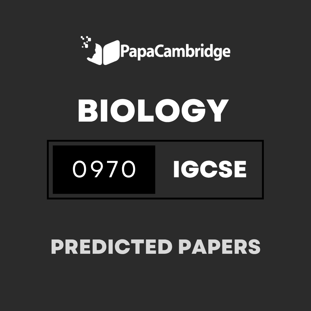 Biology (9–1) 0970 Predicted / Guess Papers (All Papers and Variants)