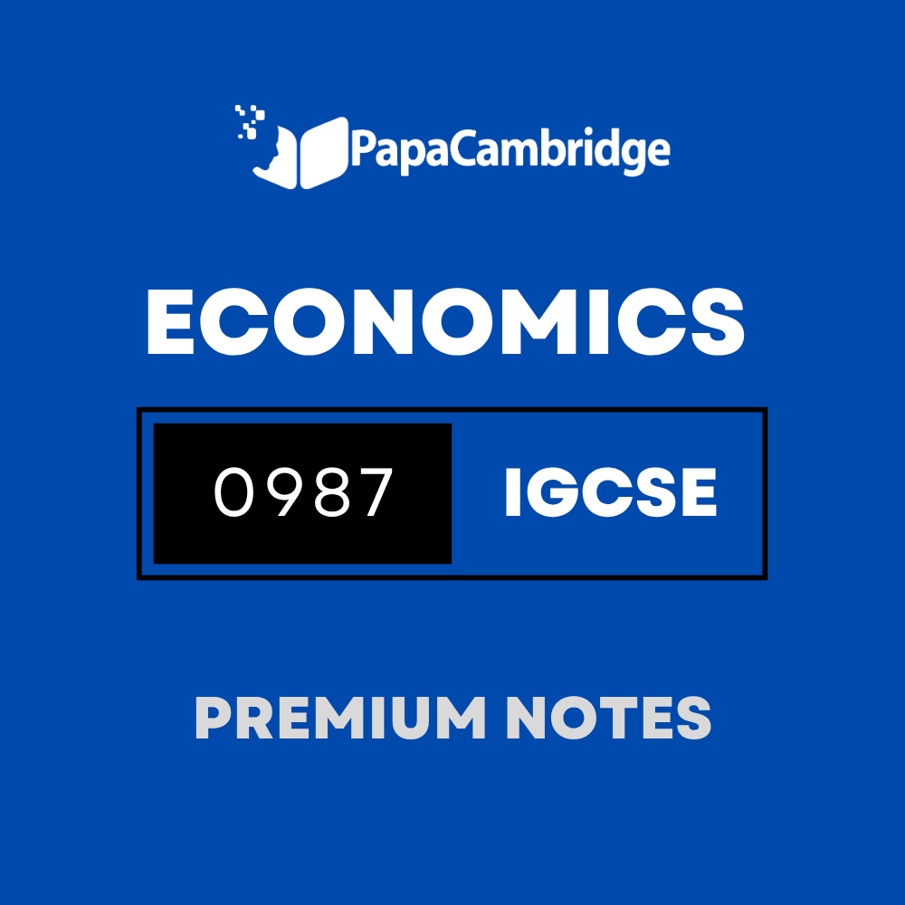 Economics (9–1) 0987 Notes – Latest Syllabus