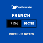 French (9–1) 7156 Notes – Latest Syllabus