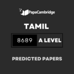 Tamil – Language 8689 AS Level Predicted / Guess Papers (All Papers & Variants)